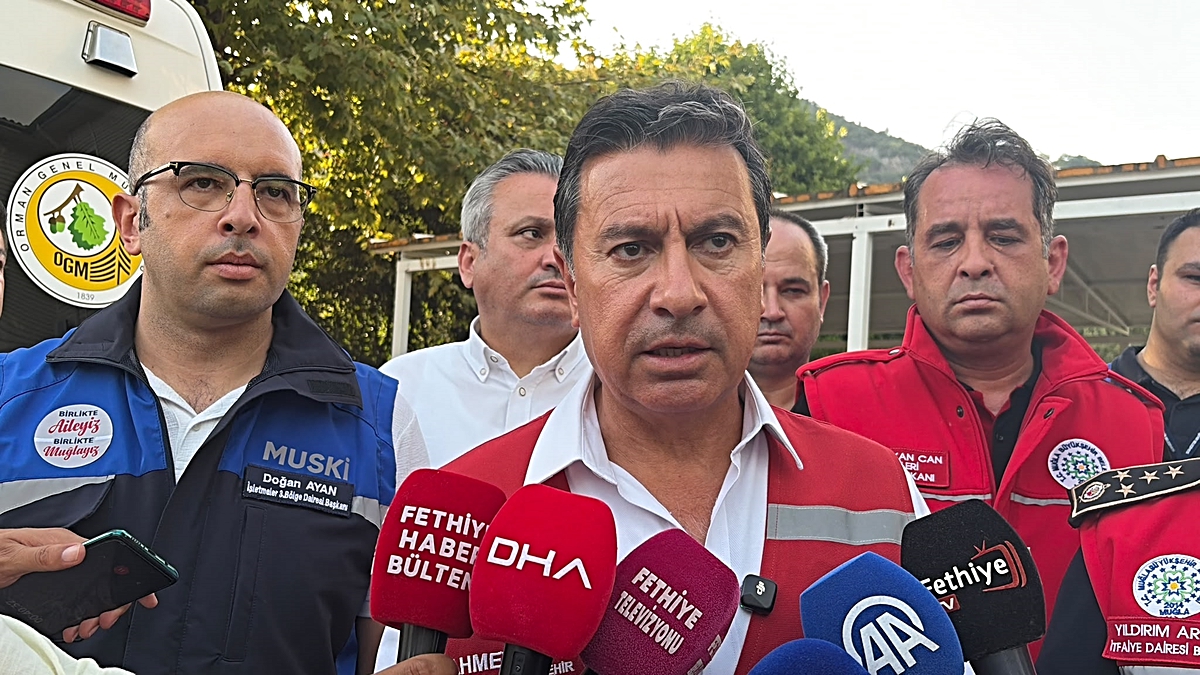 Başkan Aras, Fethiye Yangın Bölgesinde
