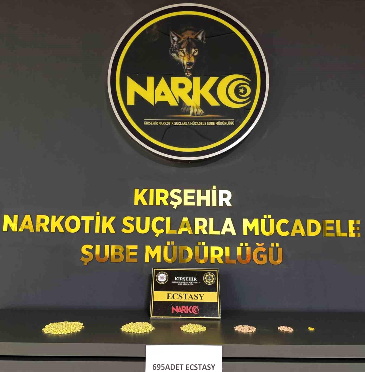Kırşehir\'de Uyuşturucu Operasyonu: 695 Hap Ele Geçirildi
