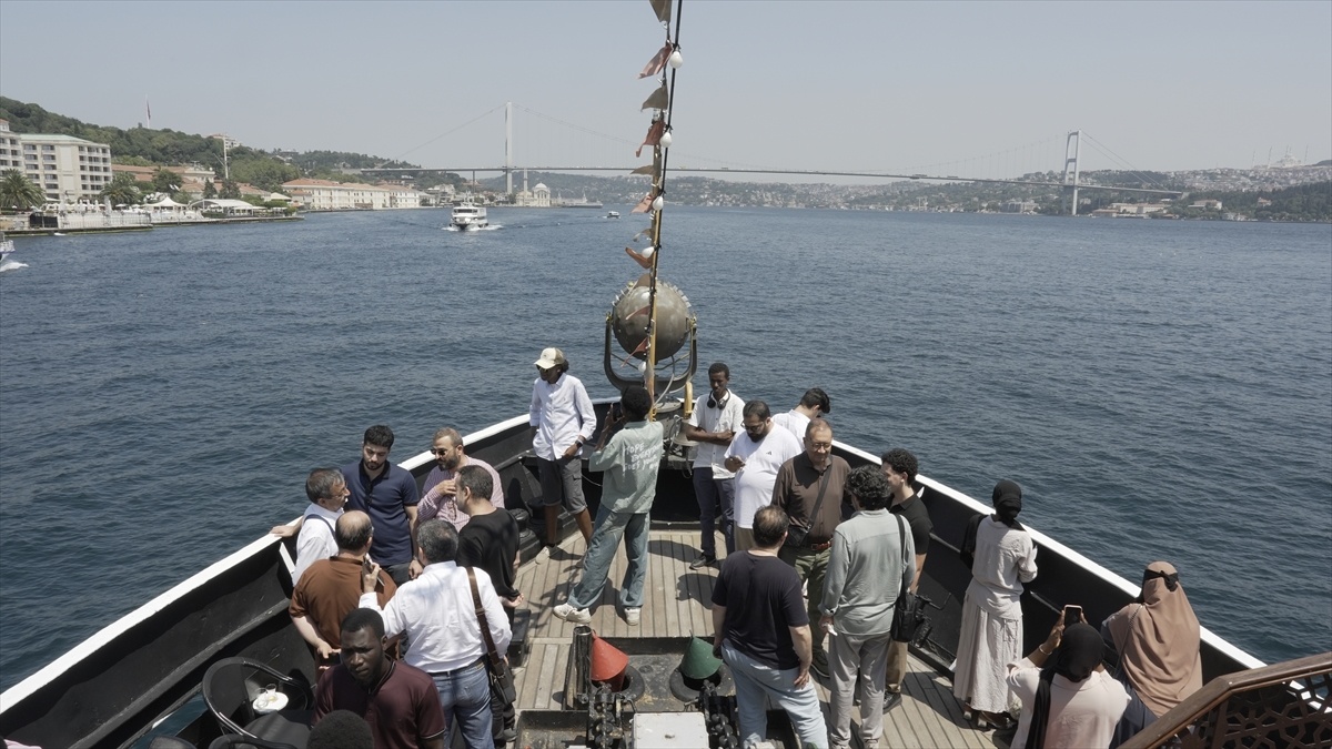 Afrikalı Öğrenciler Boğaz Turu Yaptı