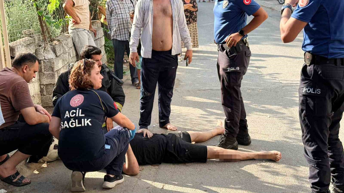 Serik\'te Yangın: 1 Kişi Hastaneye Kaldırıldı