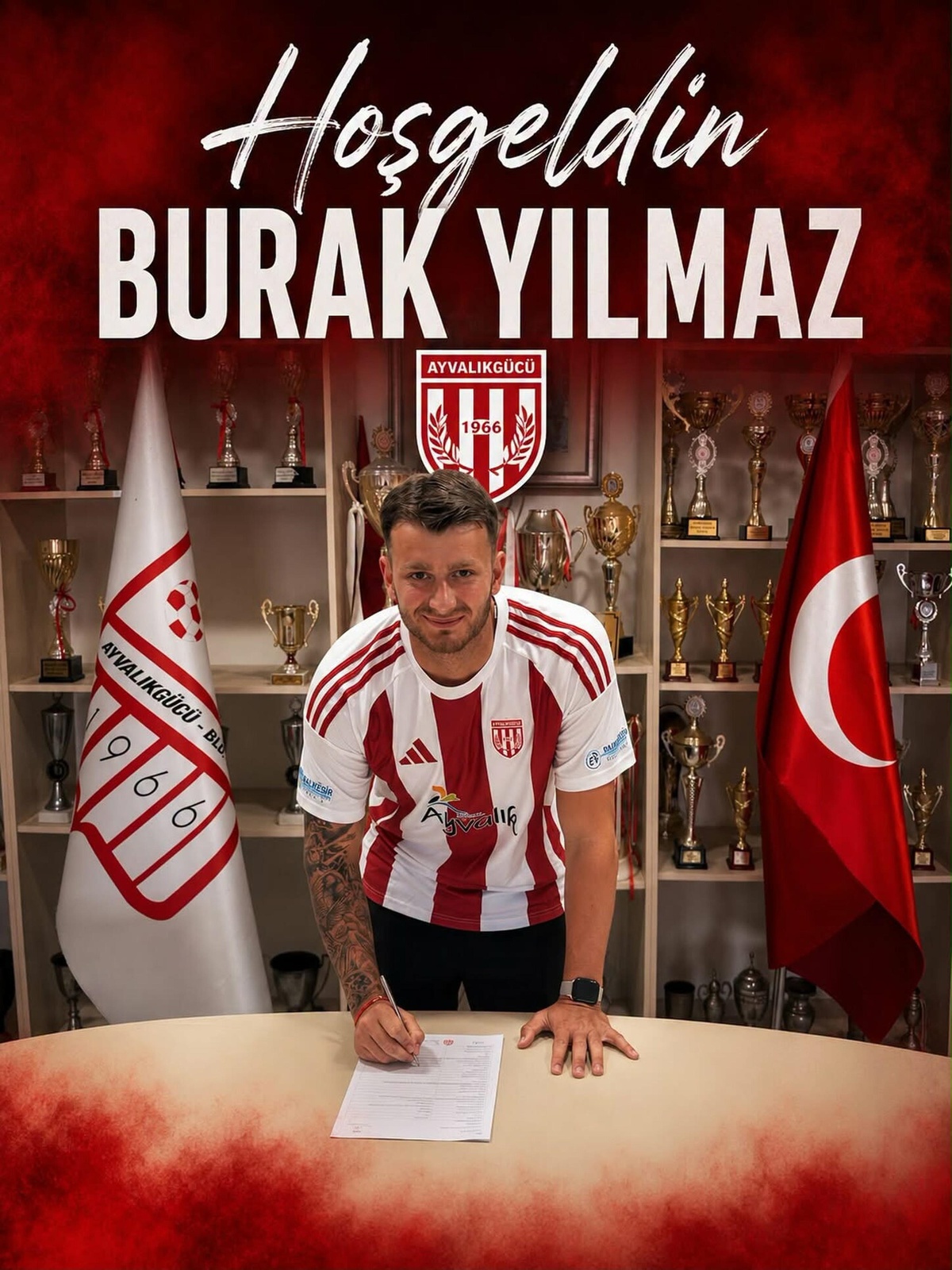 Ayvalıkgücü Belediyespor, Burak Yılmaz ile anlaştı