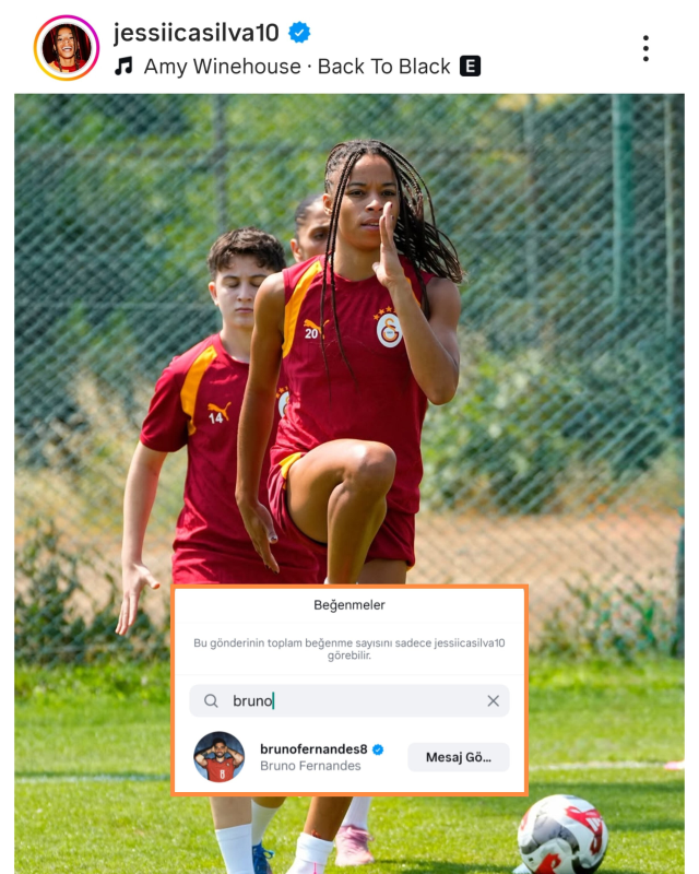 Bruno Fernandes'ten Galatasaray taraftarını heyecanlandıran hareket