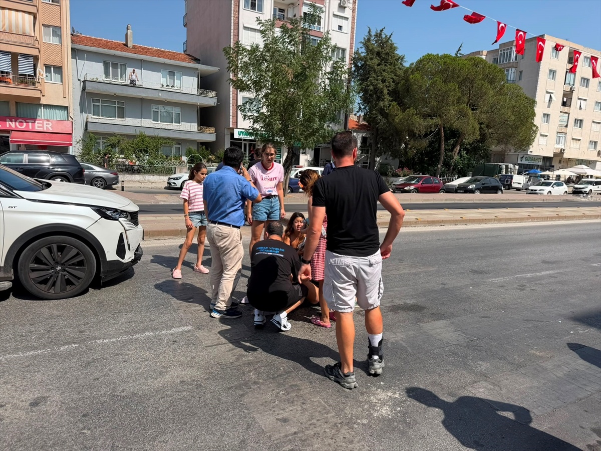 Çanakkale\'de Trafik Kazası: Motosiklet Sürücüsü Yaralandı