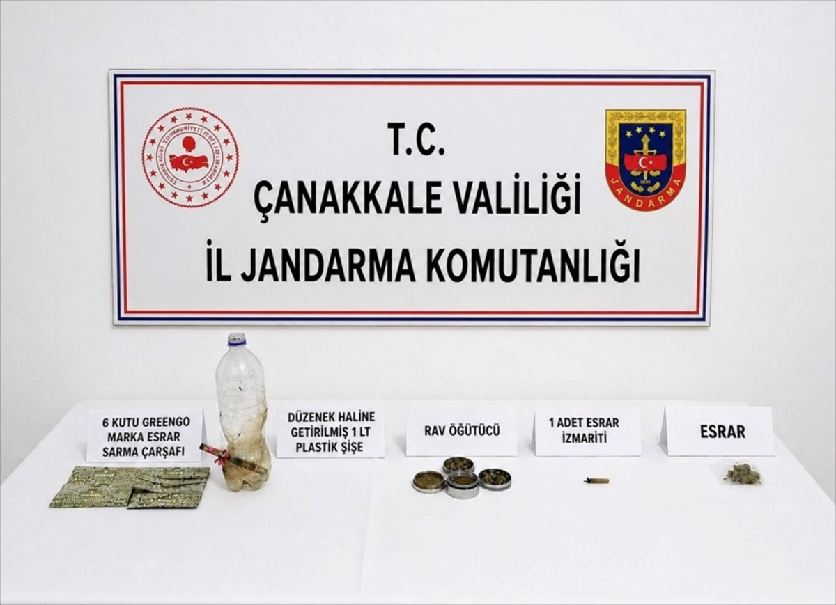 Çanakkale\'de uyuşturucu operasyonu: 2 tutuklama