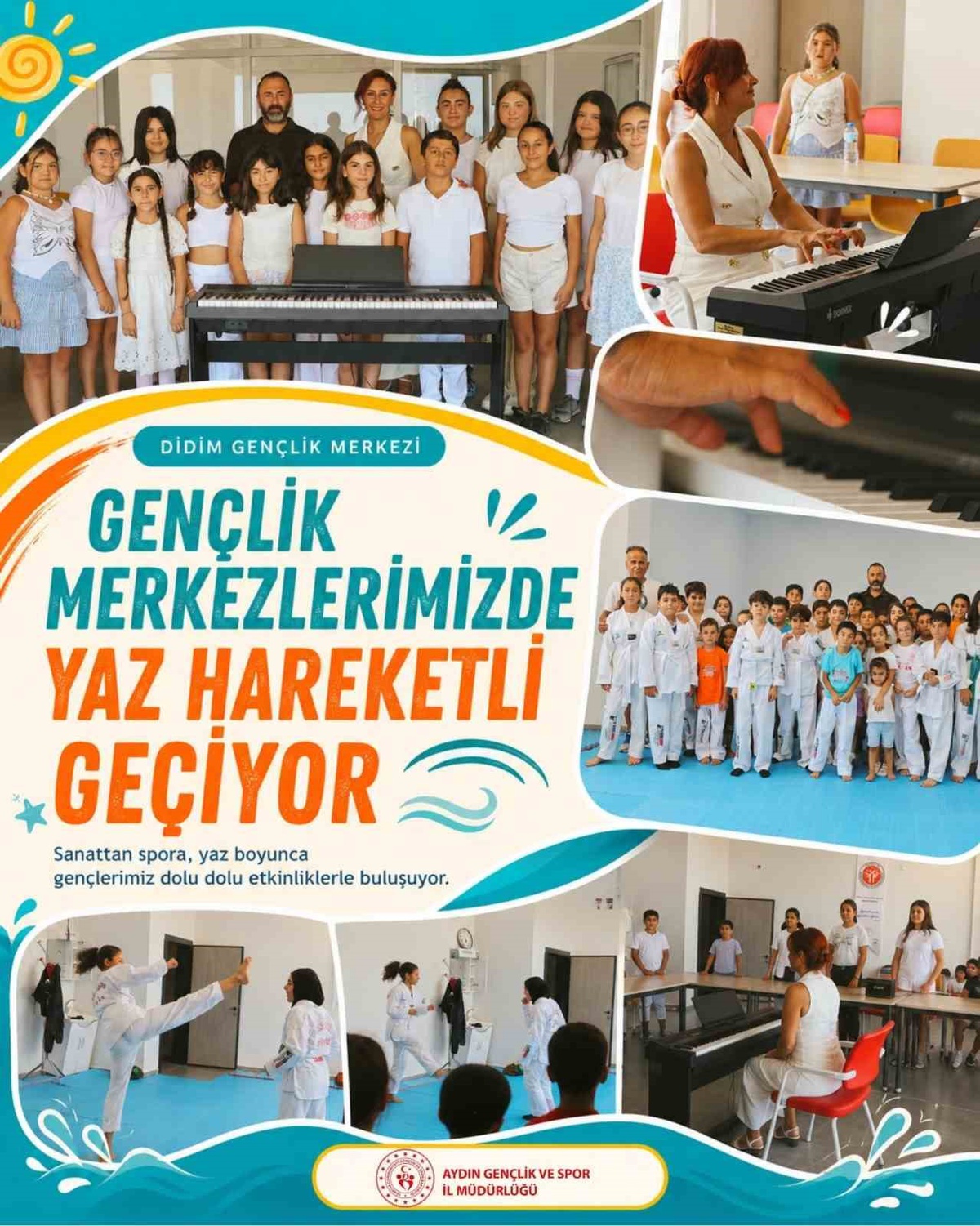 Didim Gençlik Merkezi Yaz Etkinlikleri İle Fark Yaratıyor