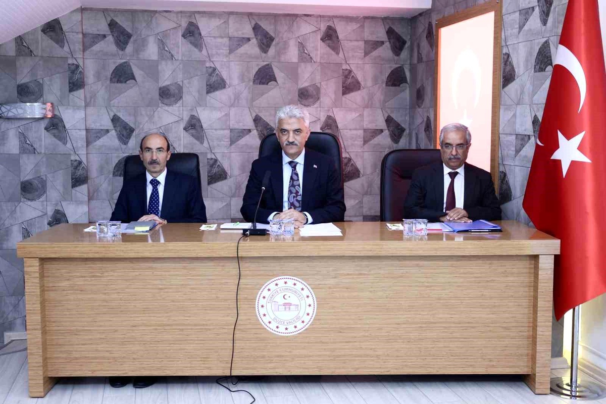Düzce\'de Yatırımlar Değerlendirildi