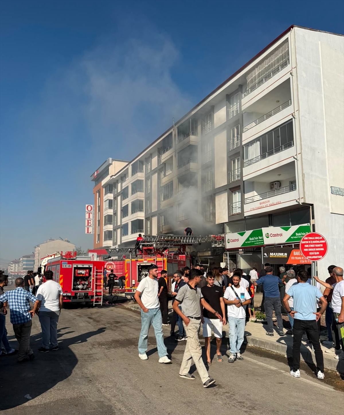 Kovancılar\'da İş Yerinde Yangın