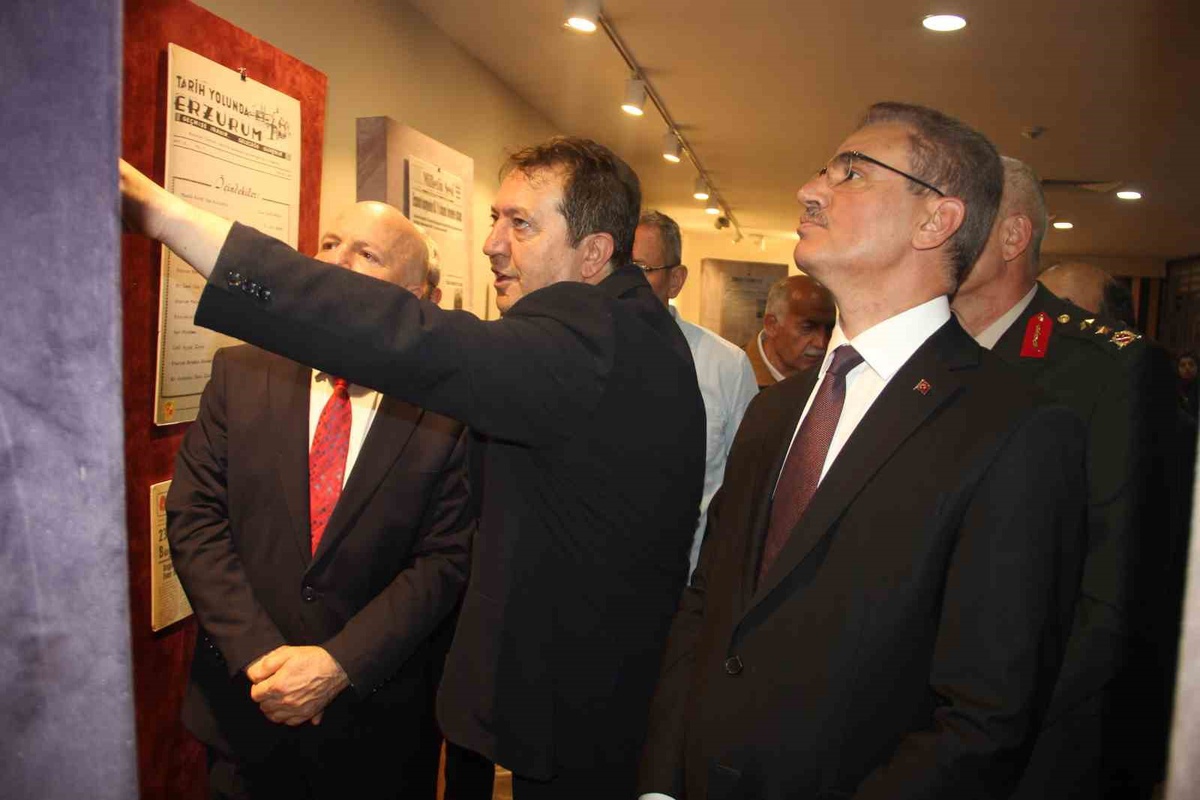 Erzurum kongresi’nin 107’nci yılında yerel basın sergisi açıldı