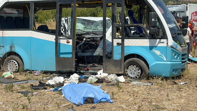 Manisa'da ölümlü kazanın kamera görüntüleri ortaya çıktı