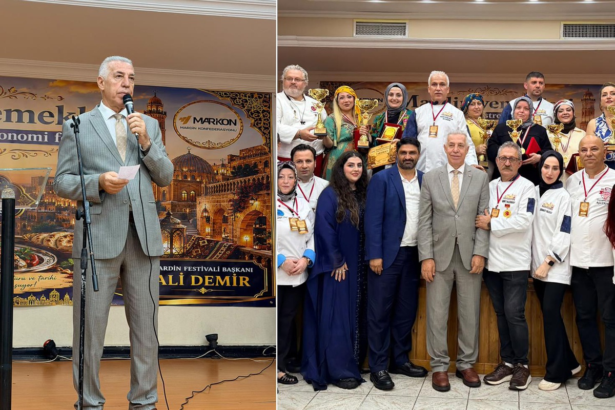 MARKON\'un gastronomi festivalinde Mardin lezzetleri buluştu! Başkan İbrahim Biter\'den anlamlı mesaj