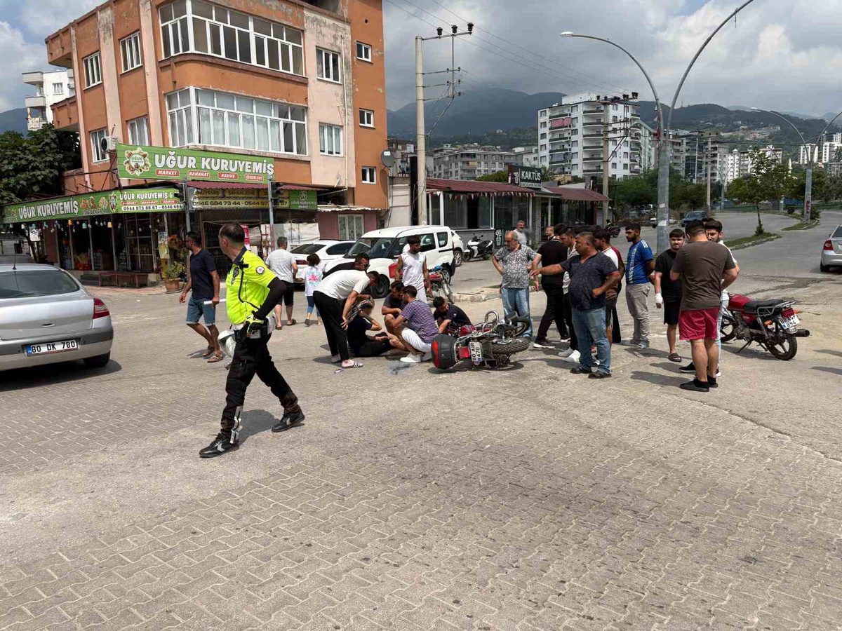 Düziçi\'nde Trafik Kazası: Motosiklet Sürücüsü Yaralandı