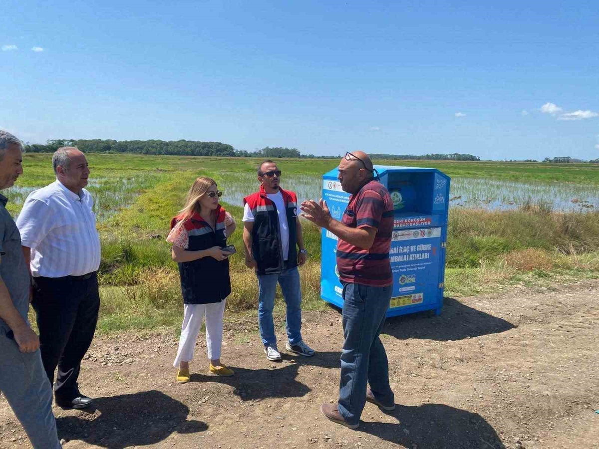 Samsun’a bitki ambalaj atıkları için 105 yeni konteyner