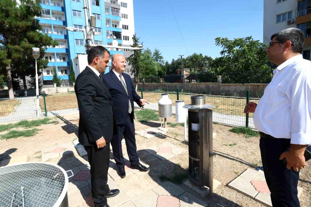 Vali Küçük Meteoroloji Müdürlüklerini Ziyaret Etti