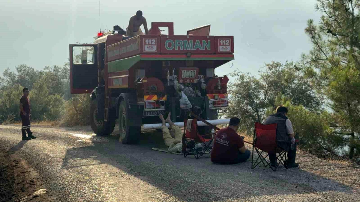 Fethiye\'de Orman Yangını: Ekipler Göz Göze Mücadele Ediyor