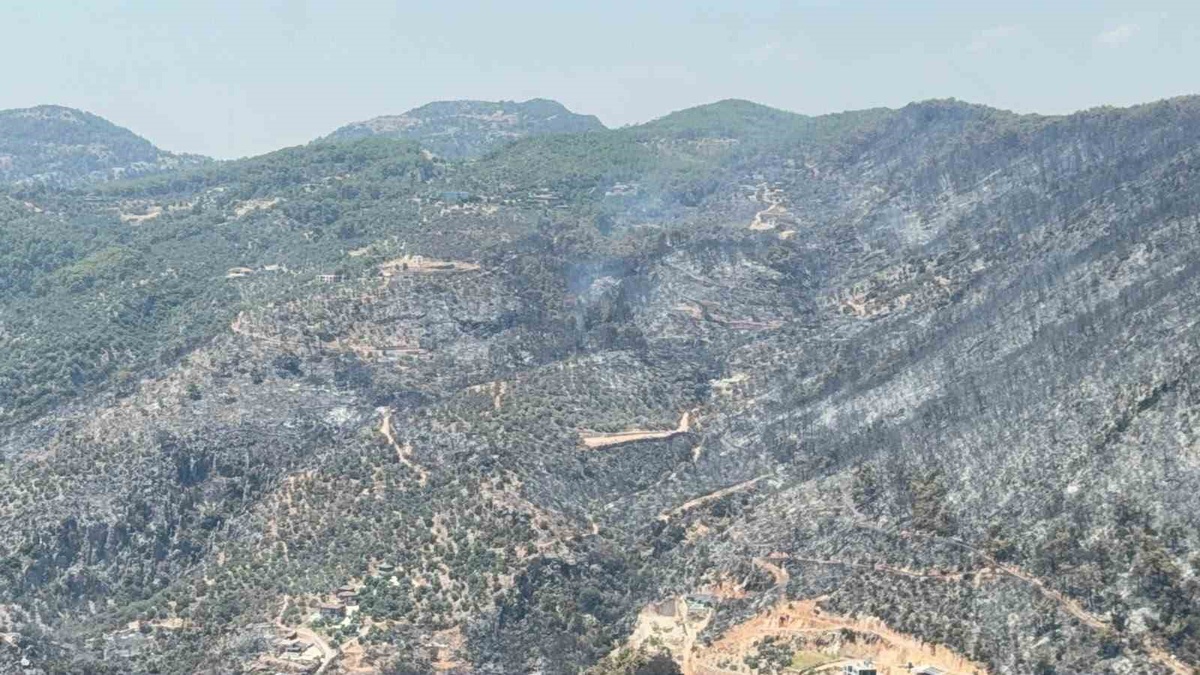 Fethiye\'de Orman Yangını Kontrol Altında