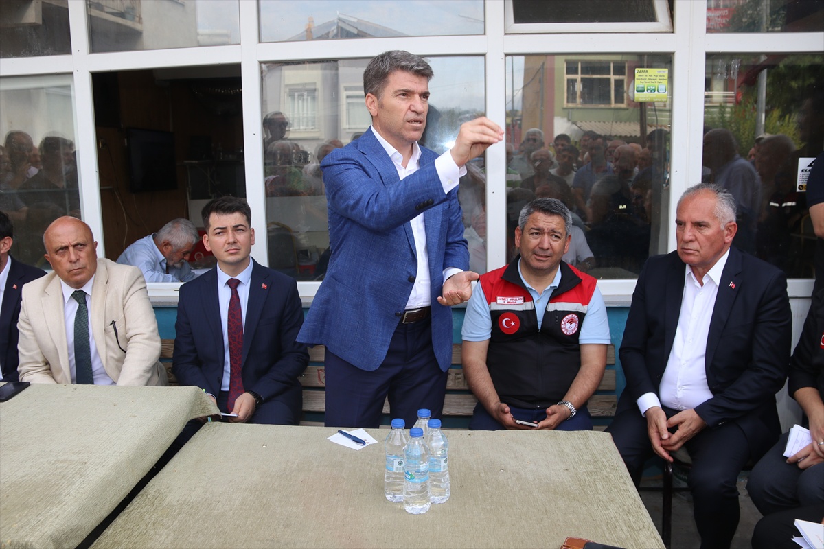 Amasya\'da Fırtına Zararları İncelendi