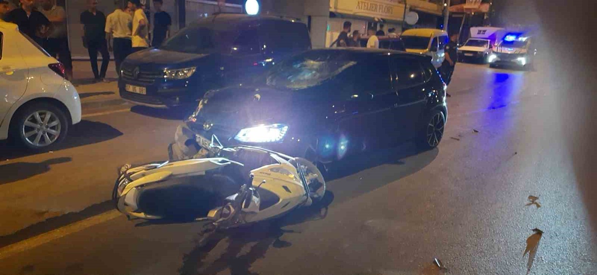 Gazipaşa\'da Trafik Kazası: Motosiklet Sürücüsü Ağır Yaralı