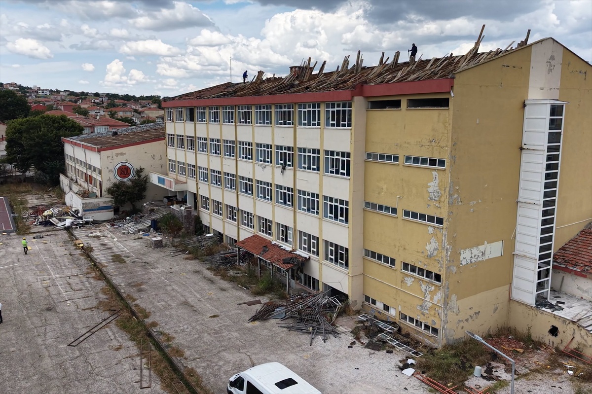 Edirne\'de Yıkılan Lise yerine Yeni Okul Geliyor