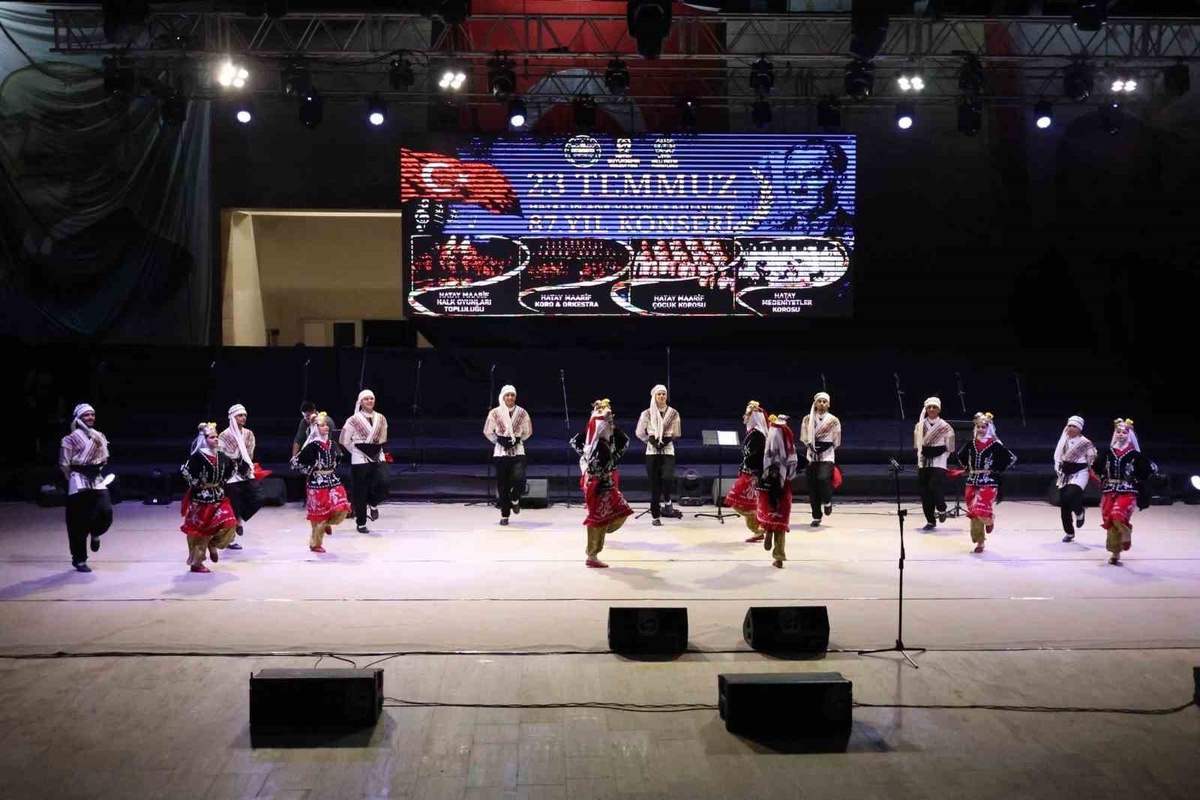 Hatay, Ana Vatana Katılışı’nın 87. yılını konser programıyla kutladı