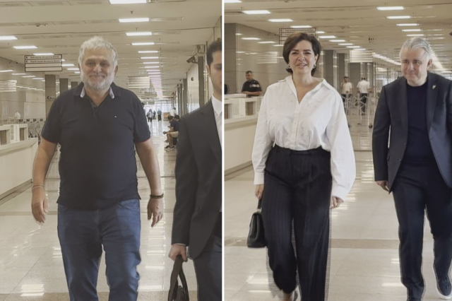 Hazal Kaya ifade için adliyede: Mutlu halleri dikkat çekti