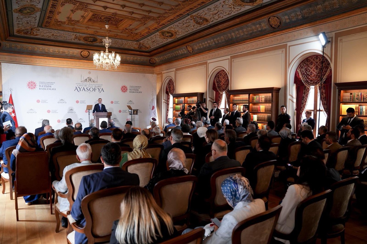 Duran: Ayasofya Yeniden Asli Hüviyetine Kavuştu