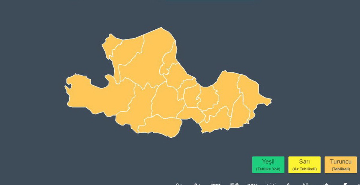Karadeniz\'de Şiddetli Yağış Uyarısı