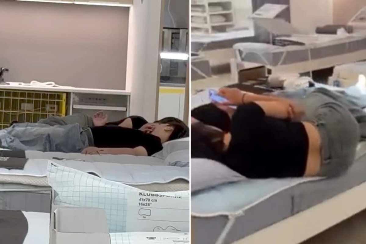Scandalous Footage Captured at Furniture Store