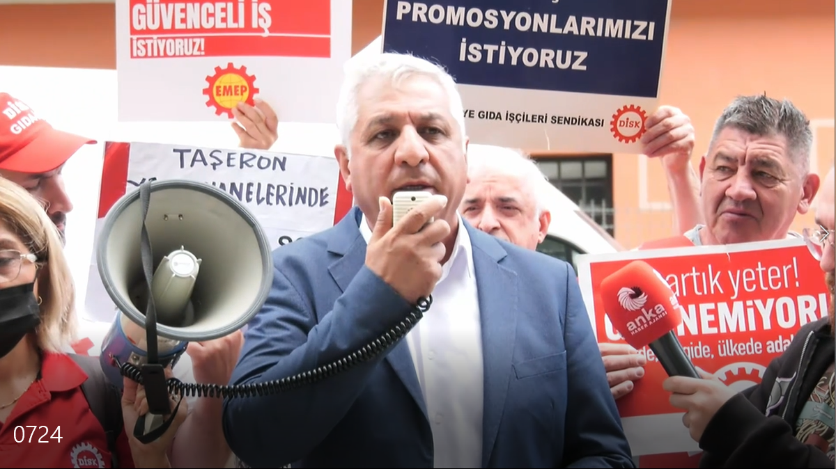 EMEP lideri Aslan\'dan Çapa işçilerine destek