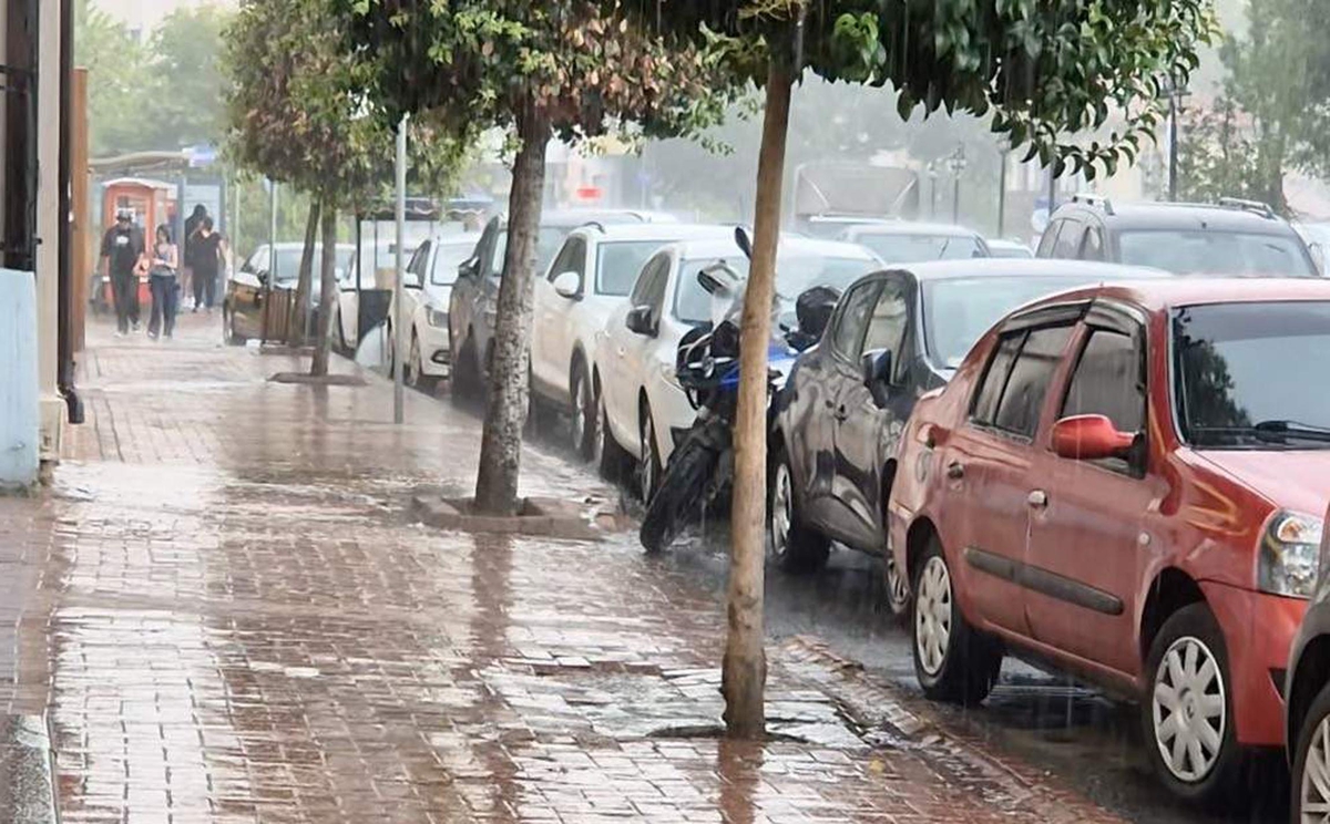 Tekirdağ\'da Şiddetli Sağanak
