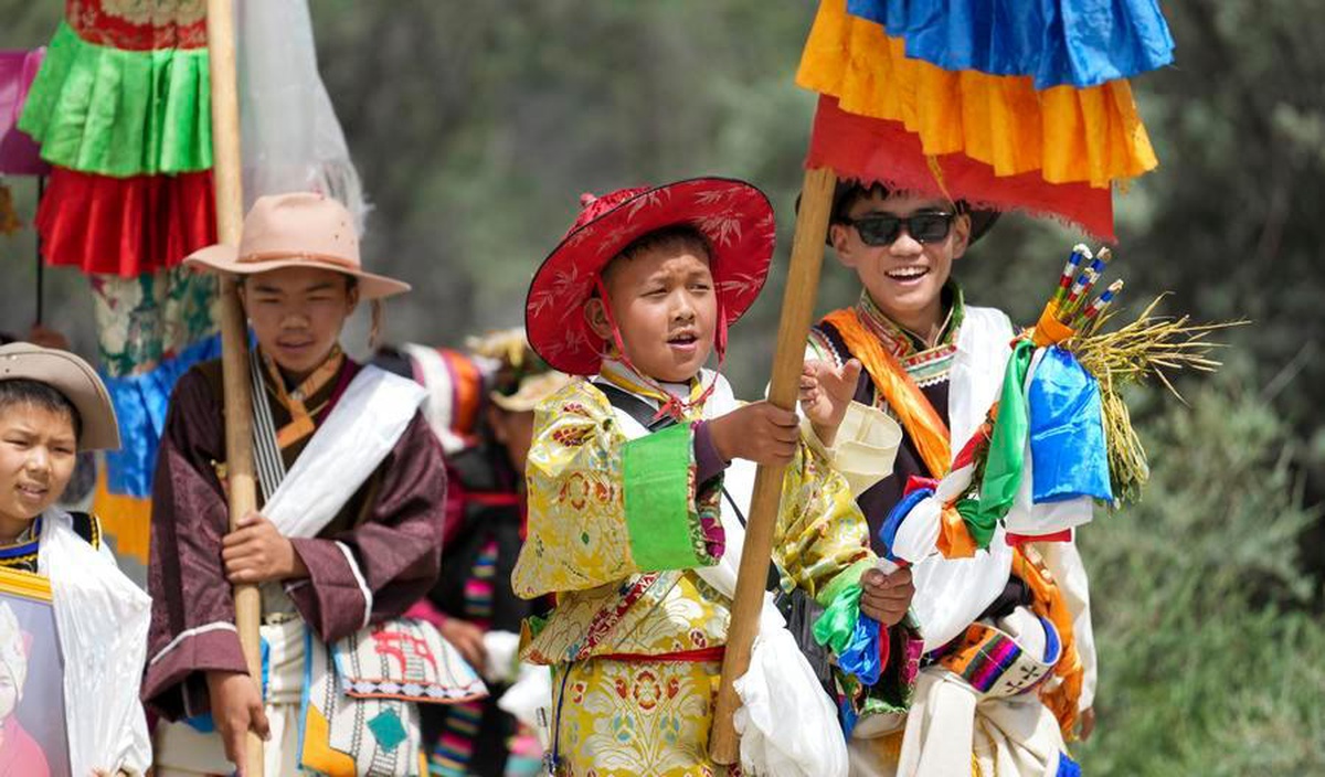 Tibet\'te Geleneksel Ongkor Festivali Kutlandı