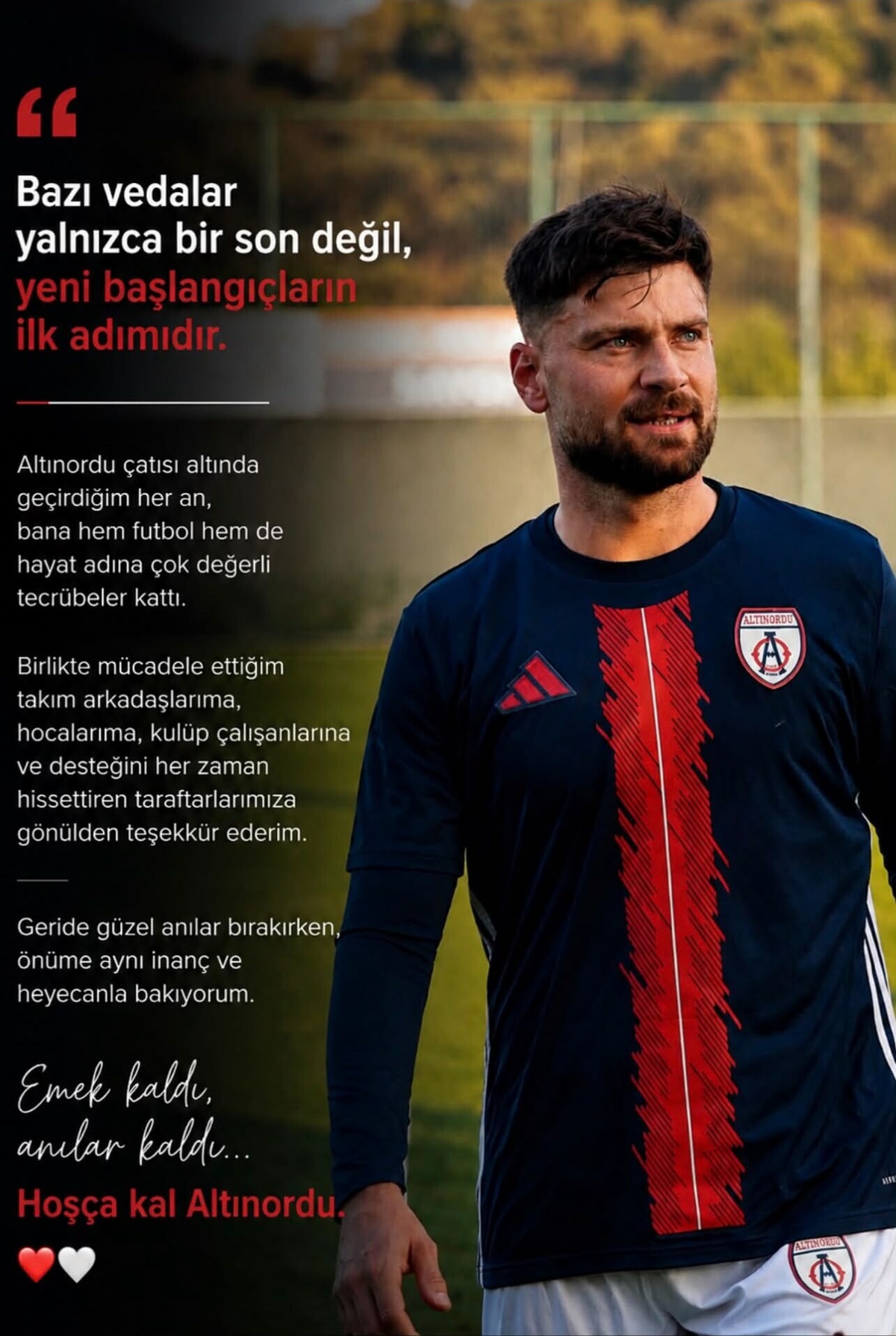 Altınordu'ya Veda Eden İki Futbolcu