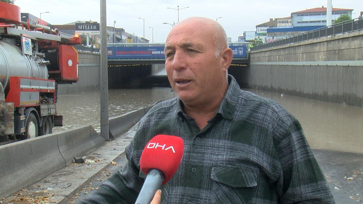 Rögar Patladı, Sürücü Mahsur Kaldı
