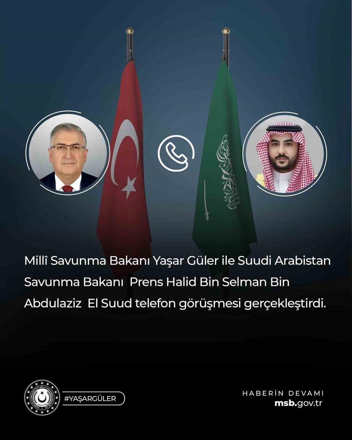 Türkiye-Suudi Arabistan Savunma Görüşmesi