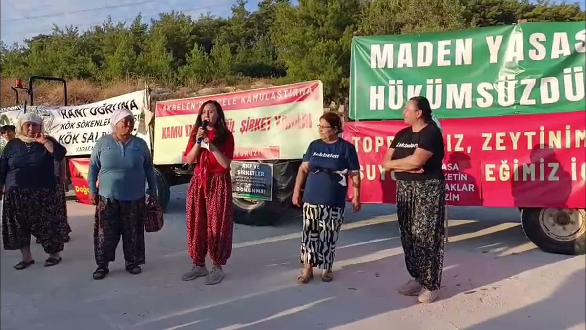 Akbelen Ormanı\'nda Maden Yasasına Tepki