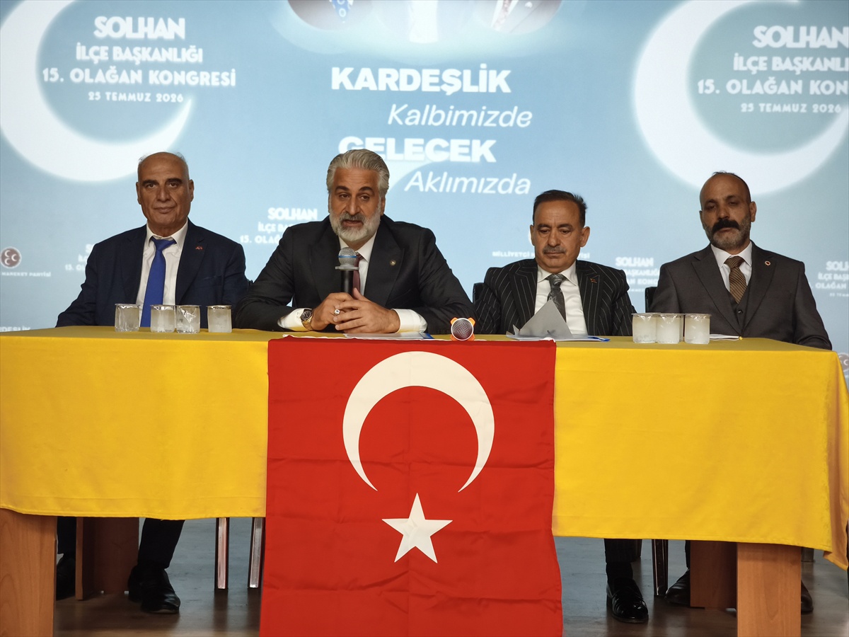 Hayati Hocaoğlu, MHP Solhan İlçe Başkanlığına Yeniden Seçildi