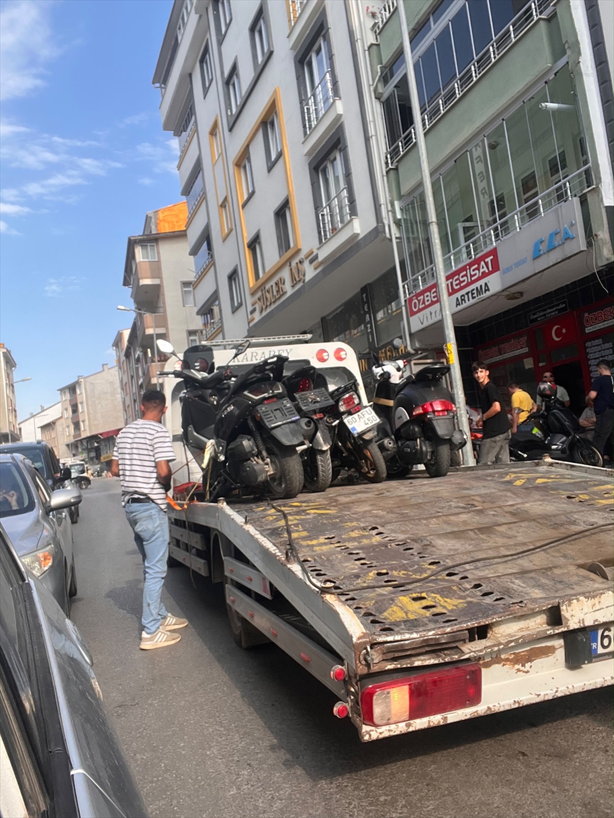 Niksar\'da Motosiklet Denetimi