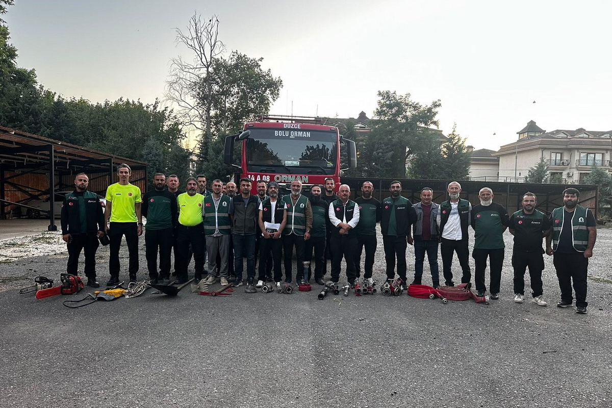 Düzce\'de Orman Yangınları İçin Eğitim