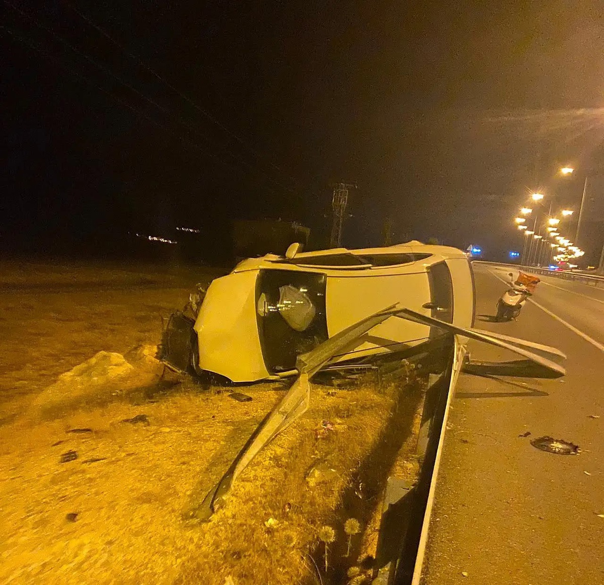 Siirt\'te Takla Atan Araçta Sürücü Yaralanmadı