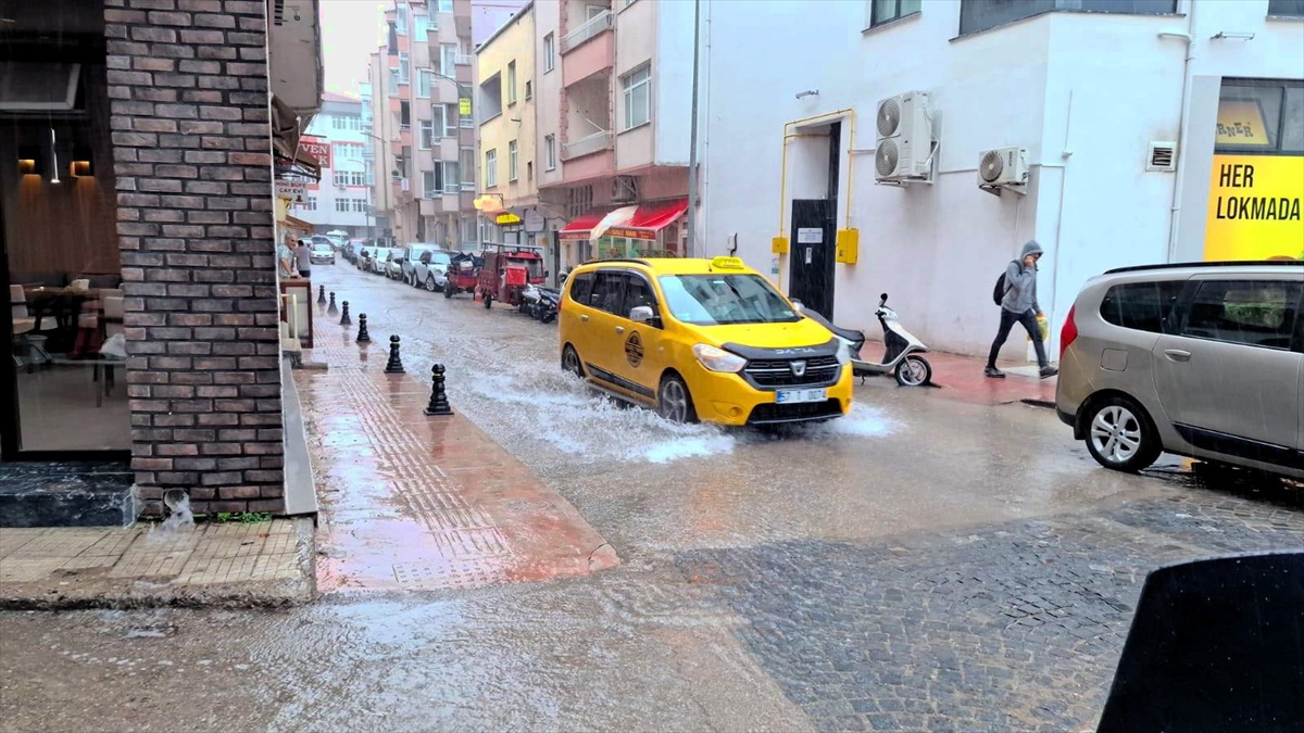 Sinop\'ta Sağanak Yağış