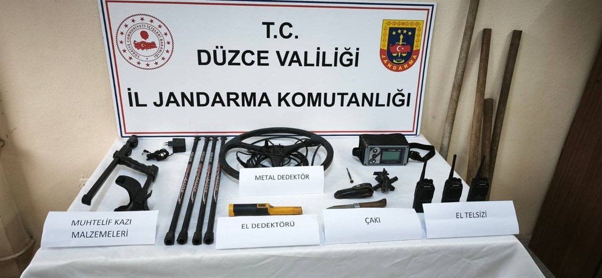 Yığılca\'da İzinsiz Kazı Operasyonu