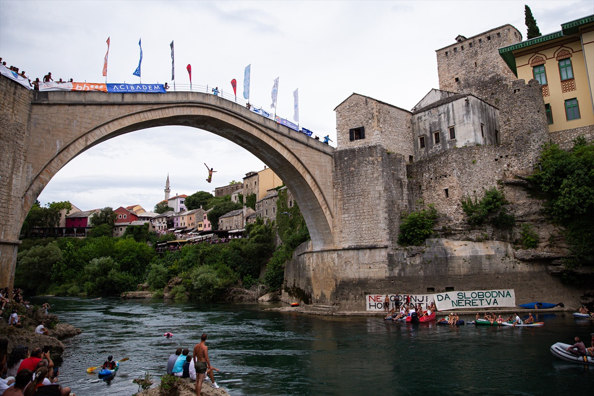 460. Mostar Köprüsü Atlayışları Yapıldı
