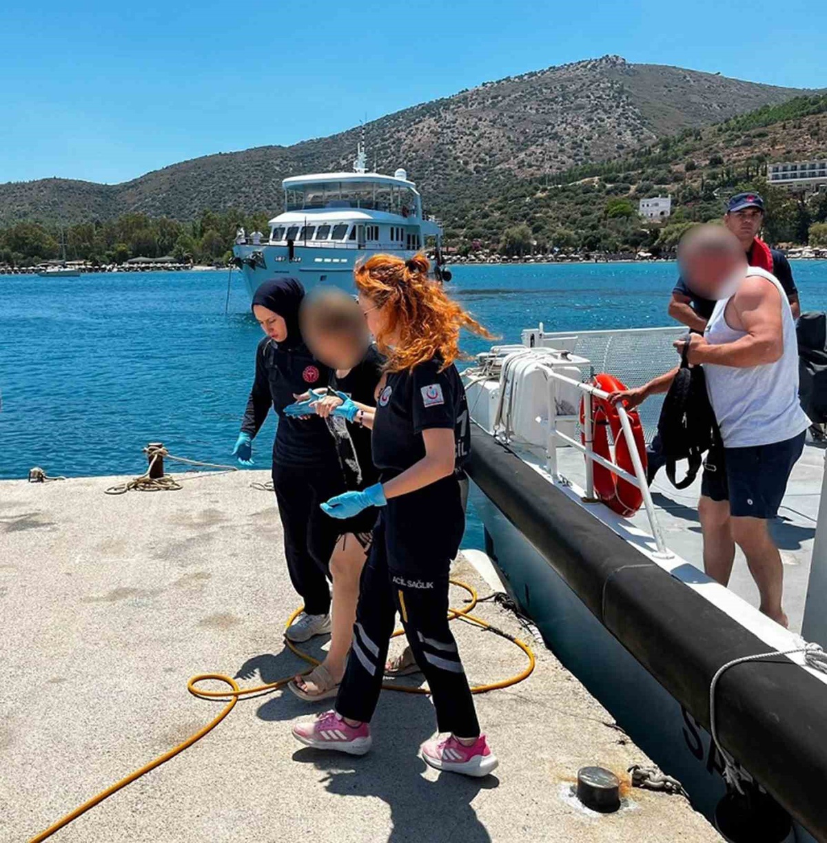Datça\'da Gezi Teknesinde Tıbbi Tahliye