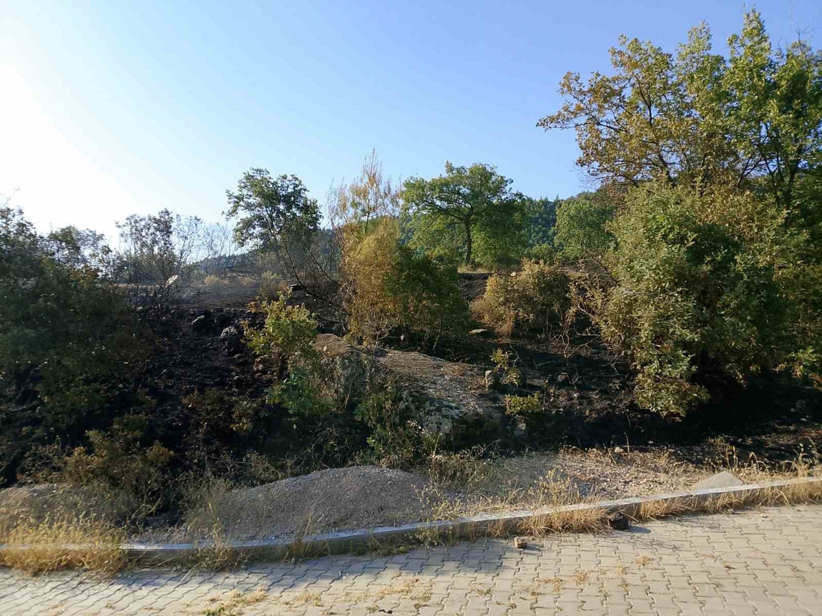 Bostanyeri’nde örtü yangınında alevler büyümeden kontrol altına alındı