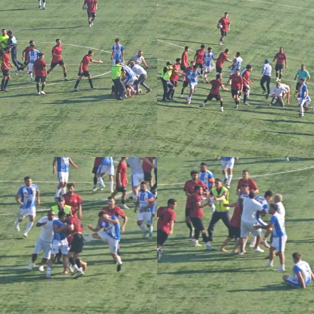 Mersin\'de Futbol Maçında Kavga