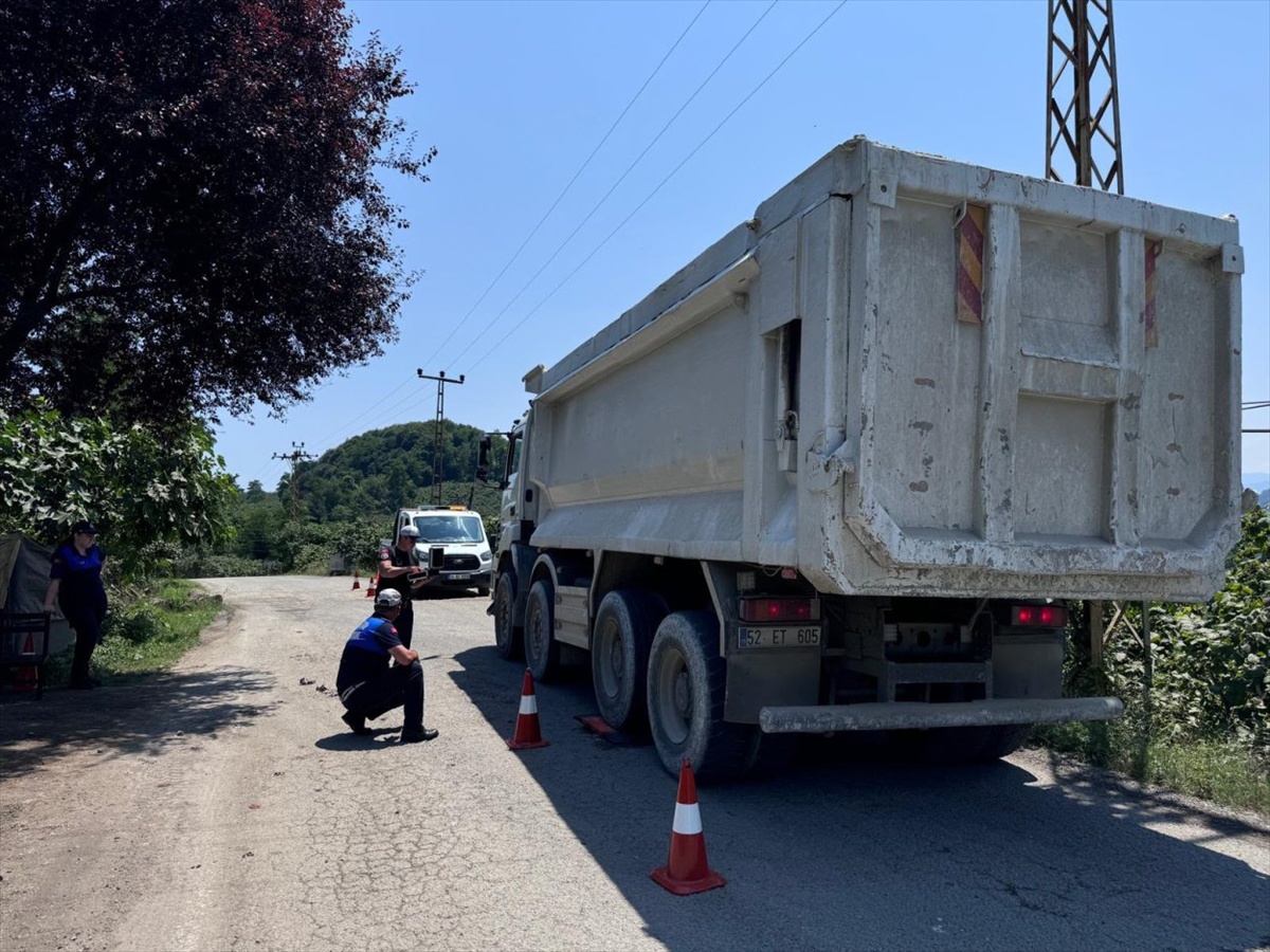 Ordu\'da Ağır Araç Denetimi