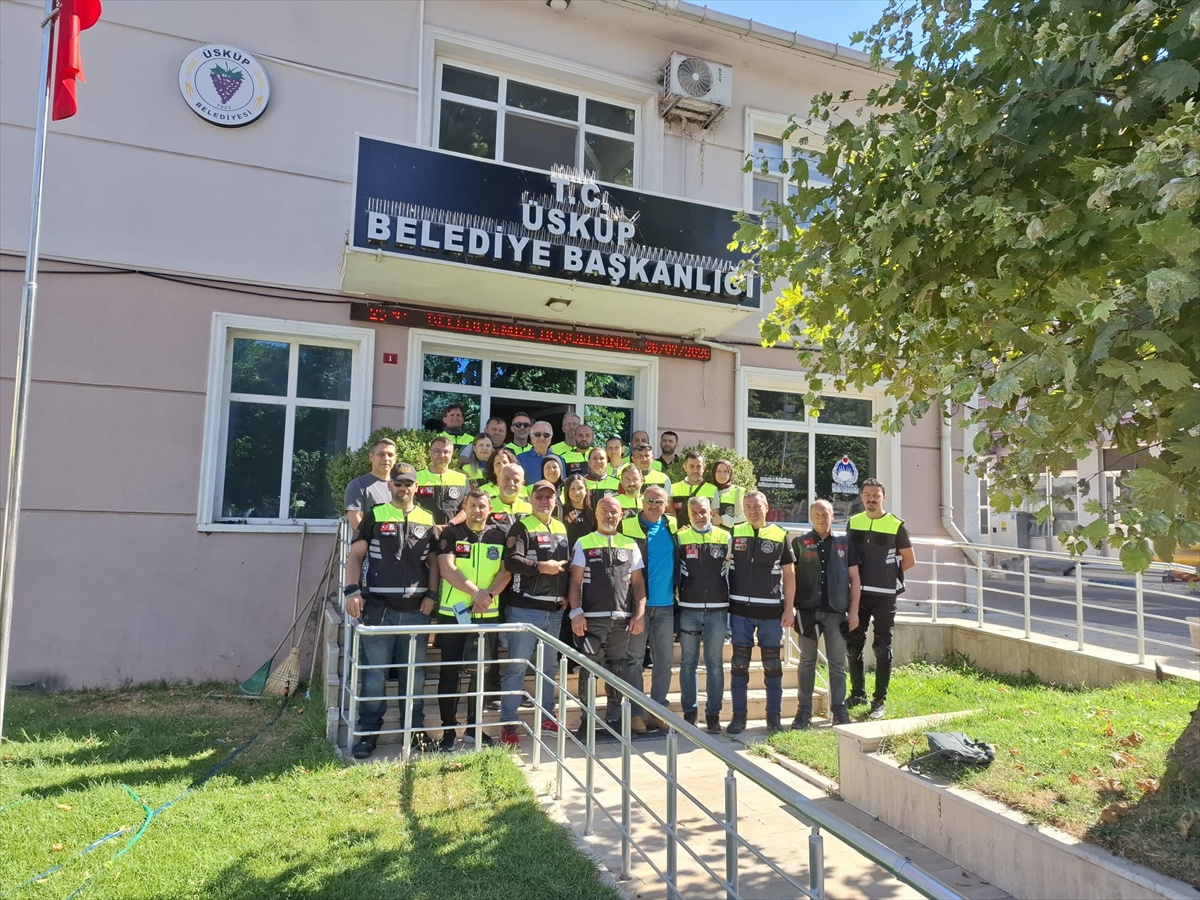 Motosiklet Derneği\'nden Üsküp Ziyareti