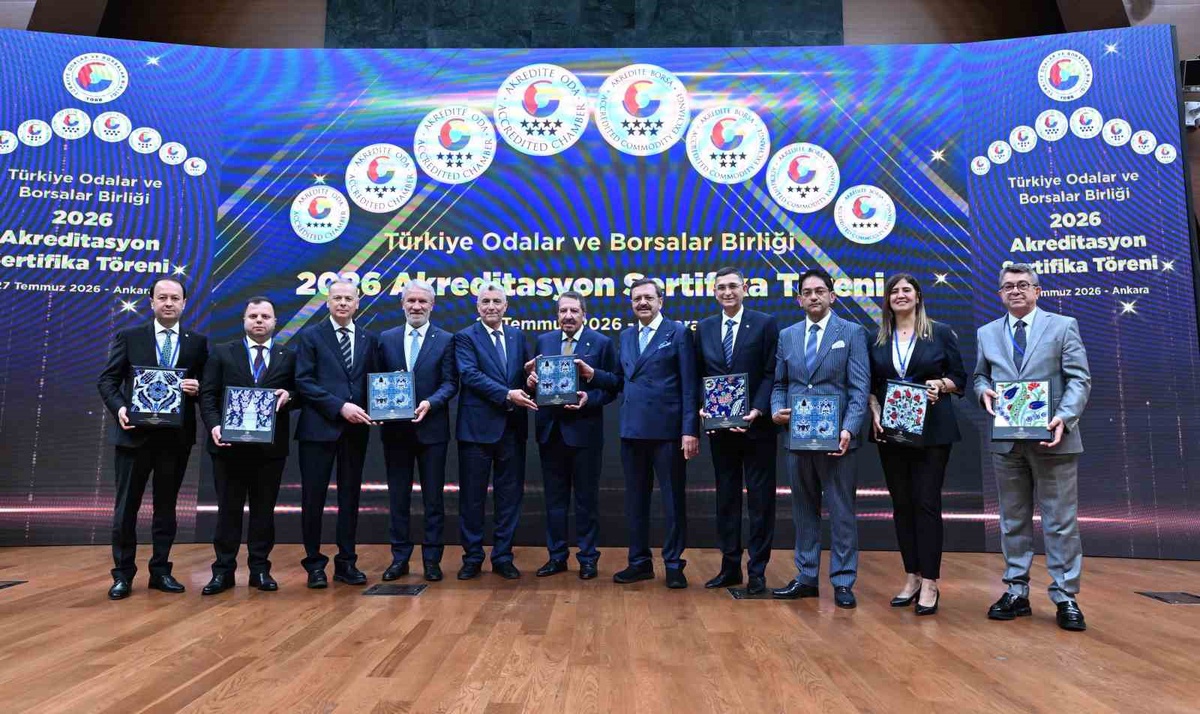 TOBB 2026 Akreditasyon Sertifikaları Verildi