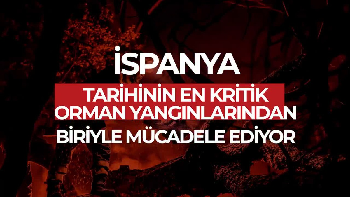 Türk Uçakları İspanya\'ya Yangın Destek Gönderdi