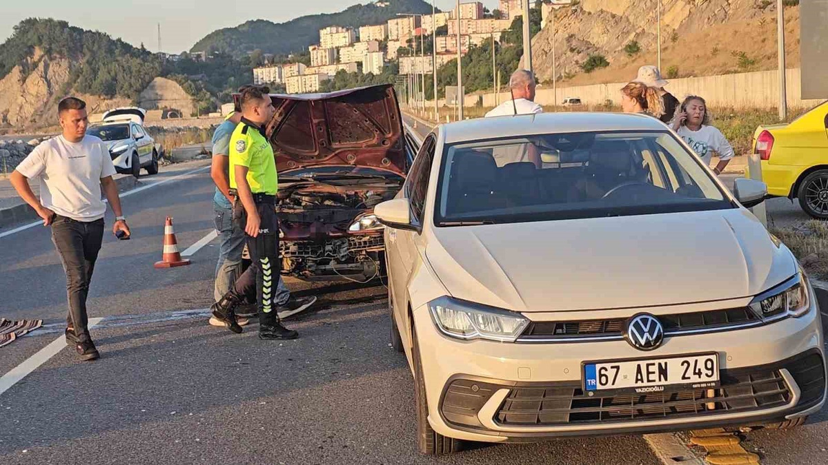 Zonguldak\'ta Trafik Kazası: 1 Yaralı