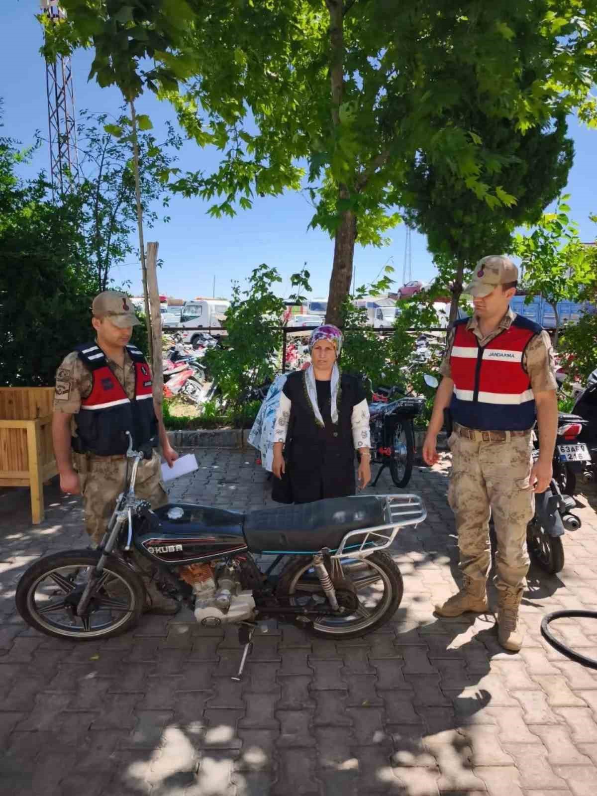 Çalıntı Motosiklet Bulundu